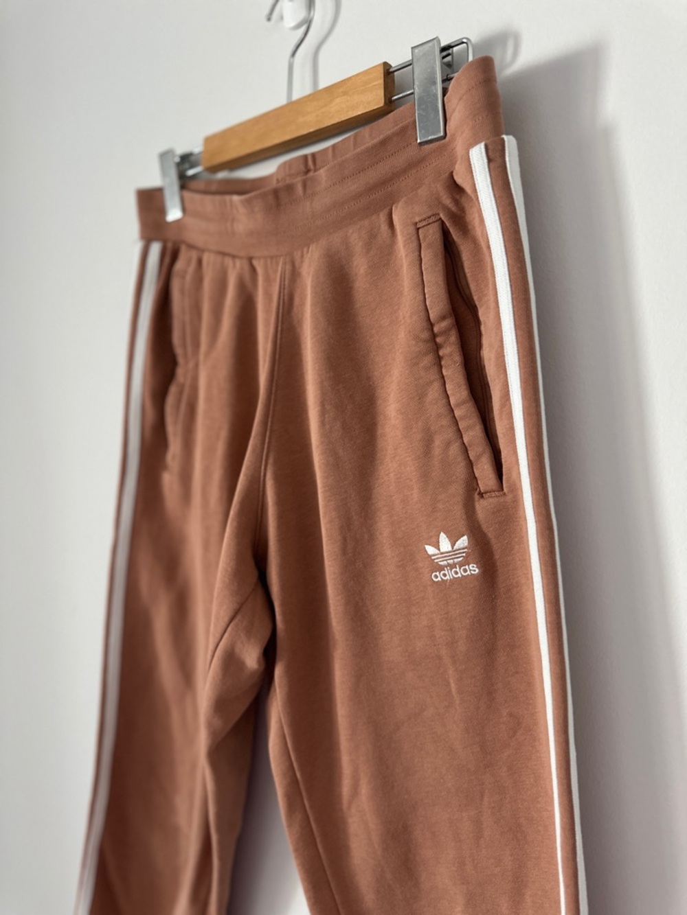 Puma Track Joggers – Rust Brown Slim Fit Drawstring Pants (Medium) - Picture 4 of 10
